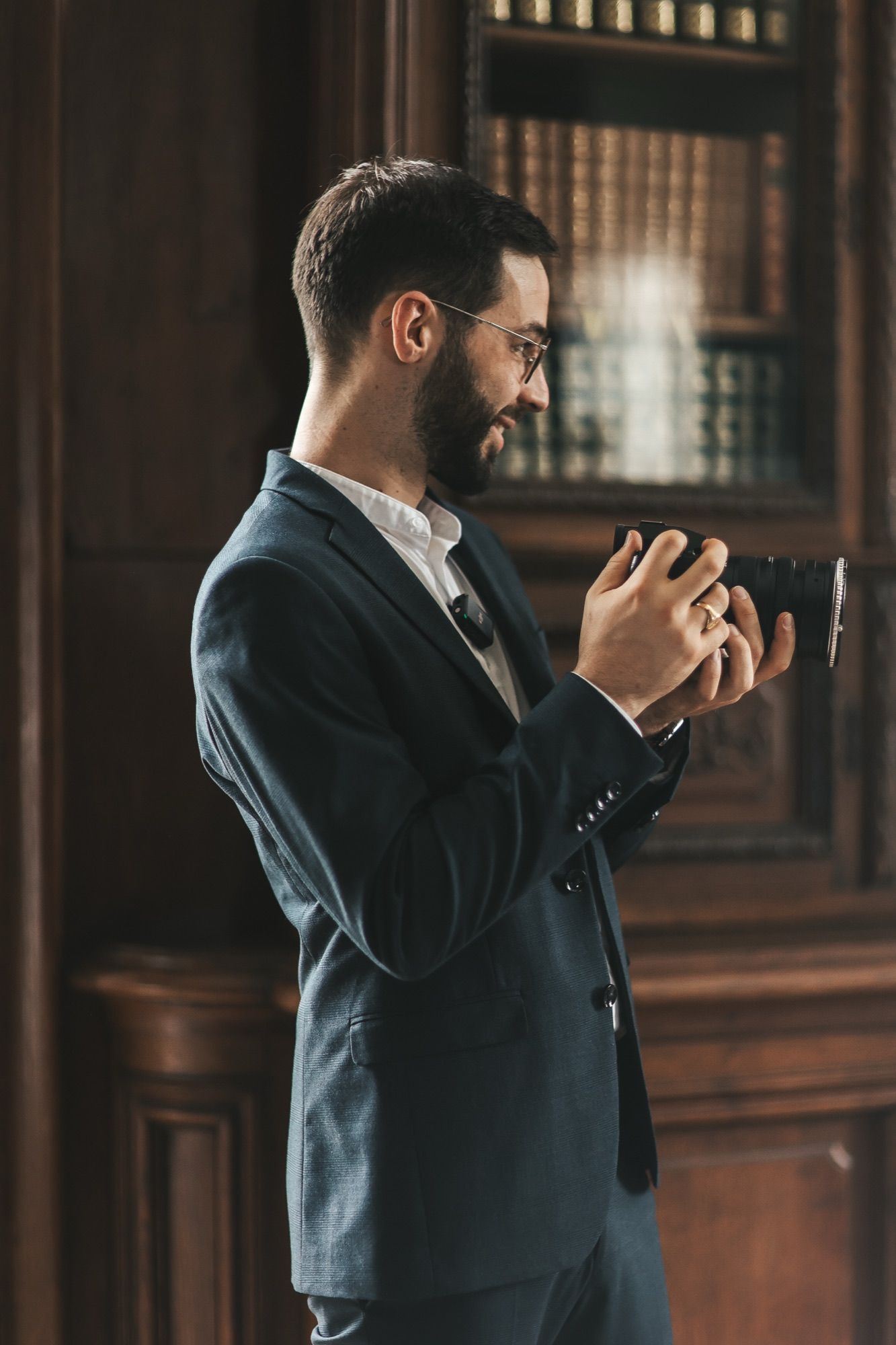 Portrait de Kylian, vidéaste de mariage